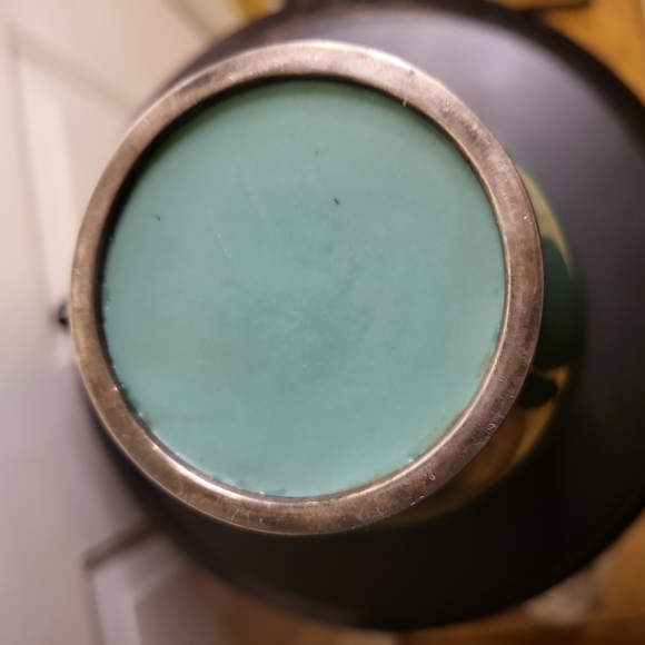 Japanese Cloisonne Enamel Vase Floral Bird Motif late 19th/Early 20th Century - Picture 7 of 16